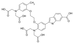 Strukturformel von Indo-1
