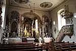 Der Innenraum der Johanneskirche