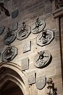 Totenschilde in der Lorenzkirche