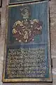 Totenschild des Georg Andreas Imhof († 1713) in der Lorenzkirche