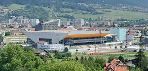 Außenansicht der Olympiahalle (2012)