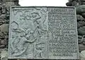 Gedenktafel in der Burgruine
