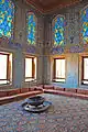 Harem, Topkapi-Palast, Teppich in kleinmustrigem „Holbein“-Design