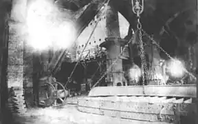 Innenansicht der Varigney-Fabrik (Dampierre-lès-Conflans), die Eisenindustrie wurde bis Mitte des 20. Jahrhunderts entwickelt