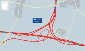 Übersichtskarte Autobahndreieck Barnim