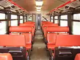 Interieur 2. Klasse vor der Modernisierung