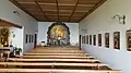 Innenansicht der Kirche heute