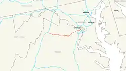 Streckenverlauf der Interstate 66