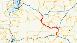 Streckenverlauf der Interstate 82