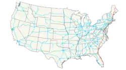 Streckenverlauf der Interstate 95