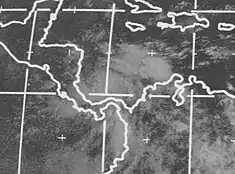Hurrikan Irene vor ihrem Landgang in Mittelamerika