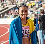 Irene Ekelund schied trotz eines dritten Rangs im ersten Halbfinale in 23,26 s aus