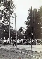 Der Olympiazweite Irving Baxter – nicht nur stark im Hoch- und Stabhochsprung, wo er jeweils Gold gewann
