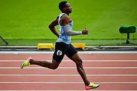 Isaac Makwala – ausgeschieden als Fünfter in 20,84 s