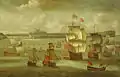A Ship Flying the Royal Standard with other Vessels off Dover (Ein Schiff mit gehisster königlicher Standarte und andere Schiffe vor Dover)
