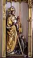 Augustinus als Bischof (links)