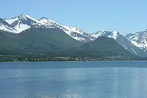 Blick über den Isfjorden
