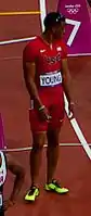 Isiah YoungRang sechs in 20,51 s