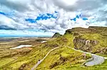 Quiraing auf der Insel Skye, Schottland