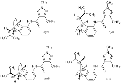 Strukturformel von Isopyrazam