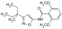 Strukturformel von Isoxaben