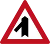124  Von links einmündende Nebenstraße