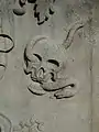 Totenkopf mit Schlange