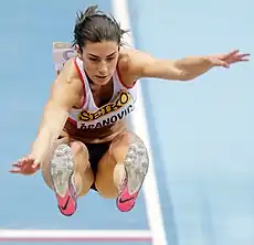 Ivana Španović erreichte Platz acht