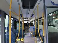 IVECO Crossway LE Fahrgastraum mit Stadtbussitzen (City-Variante)