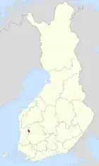 Lage von Jämijärvi in Finnland