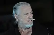 Jürgen Prochnow als Hunnenkönig Etzel im Stück Siegfrieds Erben bei den Nibelungenfestspiele Worms
