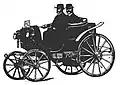 J. Landry auf Landry & Beyroux 5 CV Duc (1896 Paris-Marseilles-Paris, Nr. 26)