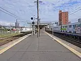 Ansicht der Bahnsteige