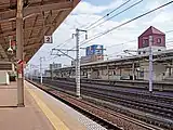 Shinkansen-Bahnsteige