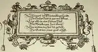 Deutsches Widmungsgedicht.
