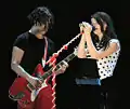 Jack White und Meg White von den White Stripes