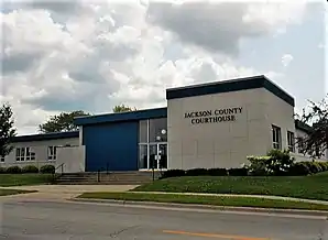 Das Jackson County Courthouse in  Maquoketa