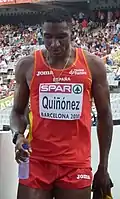Jackson Quiñónez – 13,72 s im dritten Halbfinallauf und damit ausgeschieden