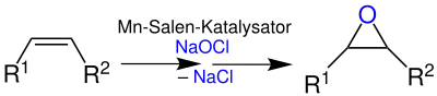 Jacobsen-Epoxidation Übersichtsreaktion V1f