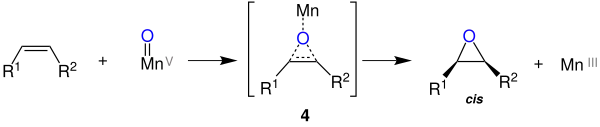 Jacobsen-Epoxdiation konzertierter Mechanismus