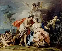 Jacopo Amigoni: Bacchus and Ariadne, um 1740, Art Gallery of New South Wales, Sydney