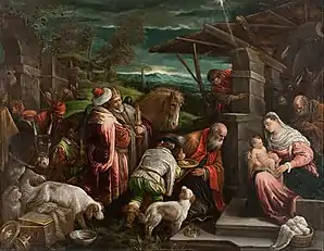 Anbetung der Könige (1575–1580), Barcelona, MNAC