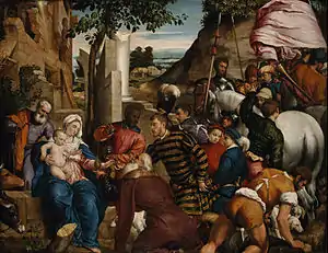 Anbetung der Könige (um 1540–1545), Edinburgh