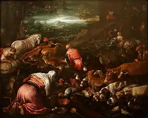 Bassano-Werkstatt: Arche Noah (nach 1579), Paris, Louvre