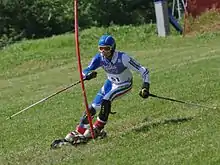 Jacopo Facchin im Weltcupslalom von Rettenbach im Juli 2011