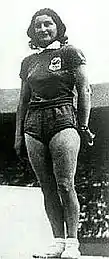 Bronzemedaillengewinner Jacqueline Mazéas