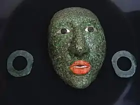 Jade-Maske der Maya(8. Jh.)