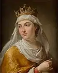 Königin Jadwiga nach Gefolge der polnischen Könige von Marcello Bacciarelli (1771).