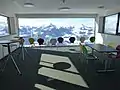 Aussichtsraum mit Blick zum Kitzbüheler Horn