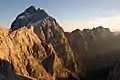 Nordseite des Jalovec vom Biv. Tarvisio